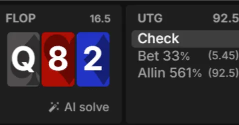 GTO Strategy: IP 3bet Pot Fundamentals | UTG vs. BTN 3bet Pot | Dry Q-high Board