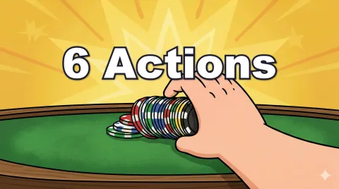 Poker Actions Explained | Master All 6 Options