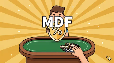 ポーカーのMDF（最低ディフェンス頻度）｜コール頻度を学ぶ