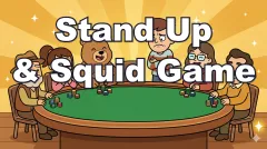 Stand Up Game & Squid Game | Poker Penalty Side Games